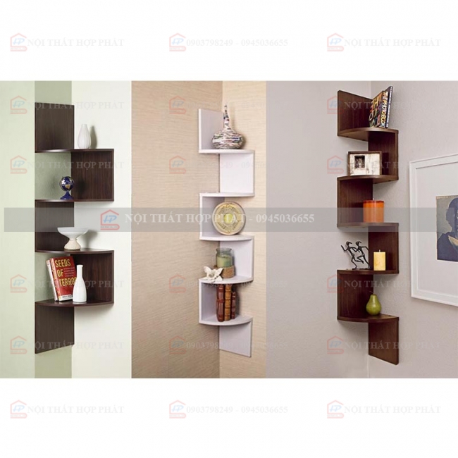 Tủ Sách - Kệ Sách - Kệ Trang Trí Gỗ KTTG023